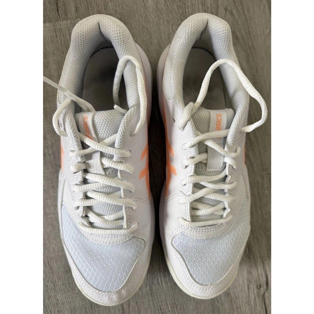ASICS GEL DEDICATE 8 Pickleball Women Size 7.5 Bright Sunstone Court Shoes New
